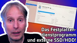 Das Festplattendienstprogramm und externe SSDHDD  4K [upl. by Efar894]