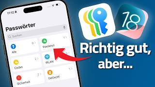 Darum nutze ich Apples neue Passwörter App NICHT iOS 18 [upl. by Ylatfen]