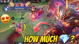 Infernal Wyrmlord Moskov New ALLSTAR Skin Gameplay  Top Global Moskov by 新高木  Mobile Legends [upl. by Salohci892]