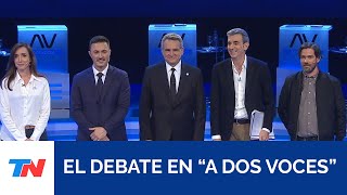 El debate de los candidatos a vicepresidente en quotA dos vocesquot Programa emitido el día 20092023 [upl. by Amiel627]