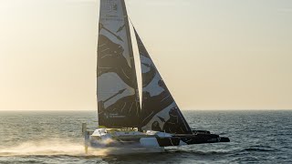 The Maxi Edmond de Rothschild in flight power and stability [upl. by Cassil]