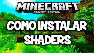 Como Colocar Shaders no Minecraft de Celular [upl. by Corbie185]