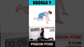 Kegels Pigeon Pose Exercise Menguatkan Panggul Merapatkan Miss V  Part 7 shorts [upl. by Balling743]