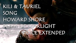 KIli amp Tauriel Song Feast Of Starlight  Howard Shore Extended Angel Voice [upl. by Apple]