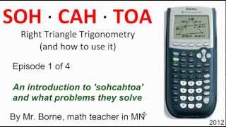 SOHCAHTOA using the TI84 Plus [upl. by Salamone427]