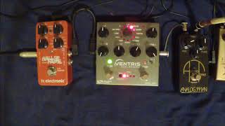 Source Audio VENTRIS quotMODVERBquot w ASTRO TONE FUZZ and ARCHER IKON AB and dual stack [upl. by Atiuqrahs]