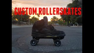 Custom Rollerskate build with Jordans [upl. by Ancier]