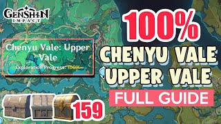 How to Chenyu Vale Upper Vale 100 FULL Exploration ⭐ Chenyu Vale ALL CHESTS【 Genshin Impact 】 [upl. by Nemrac]