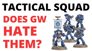 Space Marine Tactical Squad in Warhammer 40K 10th Edition  Neglected by GW [upl. by Rasecoiluj]