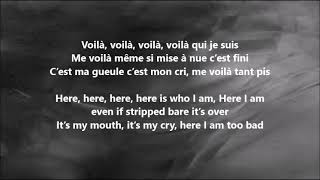 Barbara Pravi  Voilà  Lyrics  English translation  France  Eurovision 2021 [upl. by Zetrok]