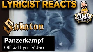 Lyricist Reacts to Sabaton  Panzerkampf  JTMM Reacts [upl. by Dasie]