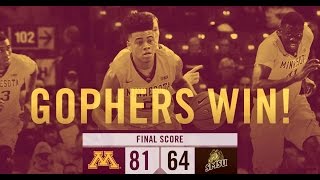 Highlights Gopher Mens Basketball Defeats SW Minn State in Exhibition [upl. by Meer]