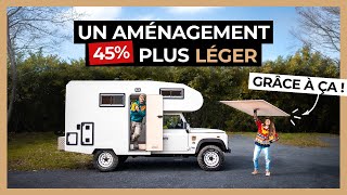 EP06  Aménagement  des meubles 45 PLUS LÉGERS grâce à ce bois  4x4 cellule  van  fourgon… [upl. by Fital235]