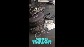 ROCKBROS CYCLING SHADES PHOTOCHROMIC UNBOXING [upl. by Arebma]