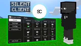 El NUEVO SILENT CLIENT es el MEJOR CLIENTE no PREMIUM Minecraft pvp fps Boost [upl. by Halilad21]