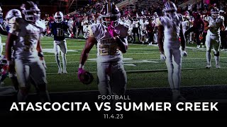 Atascocita vs Summer Creek Football 11423 [upl. by Femi10]