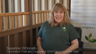 FirstLight Home Care 2024 Caregiver of the Year Susanne DiDonato [upl. by Marfe]