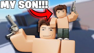 Playing with my SON in MVSD ROBLOX THEN THIS HAPPENED [upl. by Winola654]