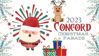 2023 Concord Christmas Parade [upl. by Alyaj]