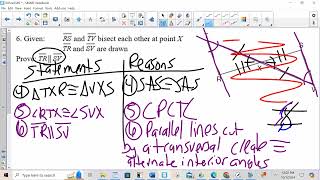 Triangle Proofs Review Sheet [upl. by Treblihp761]