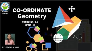 Ncert maths of class 10th Exercise 72 Coordinate geometry by PRATIBHA MAM [upl. by Redvers]