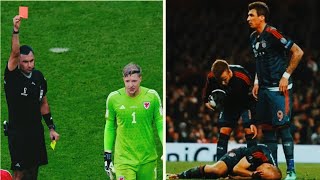 INSANE Goalkeepers Red Cards in Football football [upl. by Valoniah]