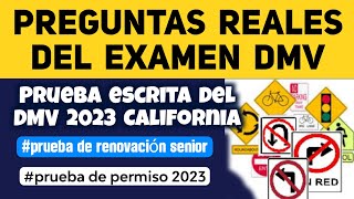 Examen escrito del DMV 2024 California  ACTUAL EXAMEN DE SEÑALES DE TRÁNSITO  señales de tráfico [upl. by Florry]