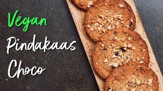 Vegan Pindakaas Choco Koekjes met Vegan Bakker Lisa Jansen aka Taartenvanjansen [upl. by Erlina]