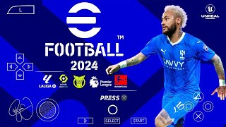 NOVO PES EFOOTBALL PES 2024 100ATUALIZADO BRASILEIRÃO EUROPEU TRANSFERÊNCIAS [upl. by Edelstein]