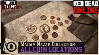 All Coin Run and Locations Cycle 5 Madam Nazar Collection Red Dead Online RDO [upl. by Kathryn840]