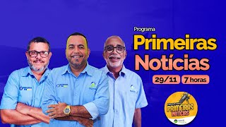 Primeiras Notícias 29112024  Diamantina FM  Ao Vivo 🎙️ DiamantinaFM95 Itaberaba [upl. by Leunamme]