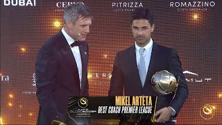 Mikel Arteta awarded with Best Coach Premier League [upl. by Hendon]