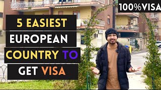 5 Easy European Countries to get Visa for Indians  in Hindi [upl. by Aiciled267]