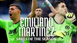 THE WORLDS NUMBER ONE  Emiliano Martínez best saves of the 20232024 season [upl. by Willabella854]