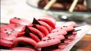 Chocolate  Financieros Macarones y Crocantes [upl. by Yahiya745]