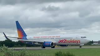 LS258  Palma To Leeds  Jet2 B737  Landing amp LS297  Leeds To Reus  Jet2 B737  Takeoff [upl. by Odilia678]