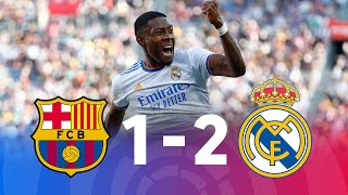 Barcelona vs Real Madrid 12 El Clasico La Liga 202122  MATCH REVIEW [upl. by Arbe]