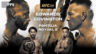 UFC 296 LIVESTREAM EDWARDS VS COVINGTON FULL FIGHT NIGHT COMPANION amp PLAY BY PLAY [upl. by Zaraf]