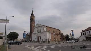 Campane della chiesa di SantAndrea di Campodarsego PD rintocchi delle 17 [upl. by Kos]