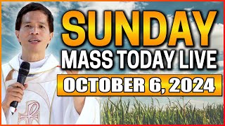 SUNDAY FILIPINO ONLINE LIVE MASS TODAY  OCTOBER 6 2024  FR FIDEL ROURA [upl. by Forta]