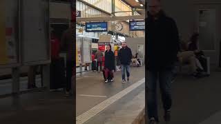 Einfahrt in den Stuttgarter Hauptbahnhof 🚆 travel stuttgart music [upl. by Arnoldo]