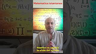 Matematica istantanea  Newton vs Leibniz la sfida del secolo [upl. by Eilagam]