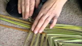 Wahakura weaving step by step part one [upl. by Rita577]