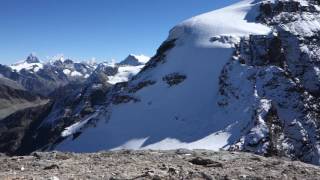 360 Pointe du Vasevay3354m Val de Bagnes Valais Suisse 08102016 [upl. by Ellimac]