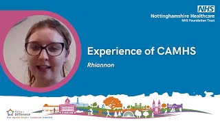 Experience of CAMHS  Rhiannon’s story [upl. by Dick]