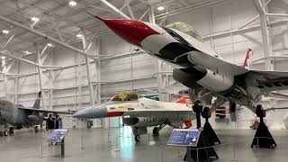 Hill AFB Aerospace Museum Utah one area of their modern aircraft hangar [upl. by Eelrefinnej]