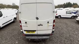 KN14VJF2014 Mercedes Sprinter 313CDI Mwb 161k fresh 12 months mot vat inclusive bargain [upl. by Tanny]