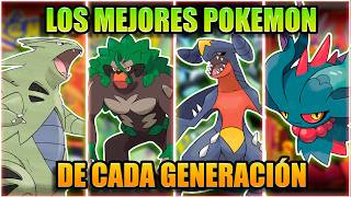 LOS MEJORES POKEMON de CADA GENERACION [upl. by Ritz147]