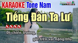 Tiếng Đàn Ta Lư Karaoke  Tone Nam Dễ Hát  Karaoke Nhạc Sống Thanh Ngân [upl. by Risley]