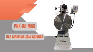 PNK AC MAX  HSS Circular Saw Grinder  ABM [upl. by Lirrad914]